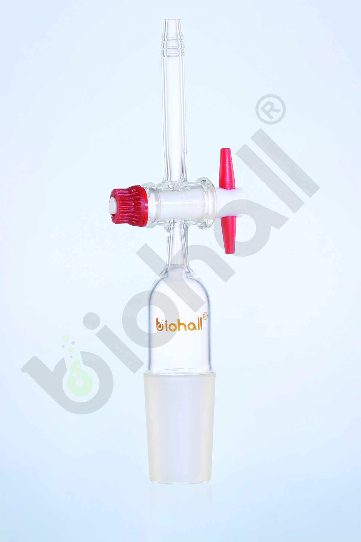 Adapter Cone With Glass Stopper / PTFE